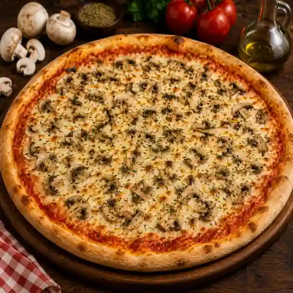 Pizza Fungi e Madhe